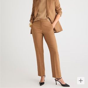 NWT j. Crew Kate pant in deep camel, size 6